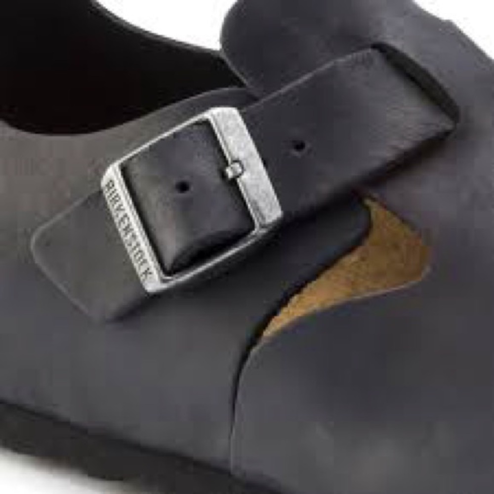 🖤BIRKENSTOCK LONDON OILED LEATHER BLACK CLOGS SHOES 43 10 - Picture 5 of 13